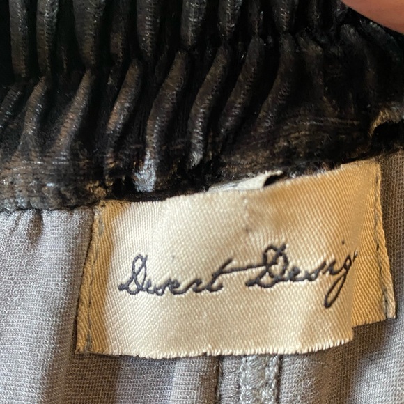 Desert Design Shimmery Dark Grey Velvet Whimsygoth Fairygrunge Midi Skirt Small - Picture 11 of 17